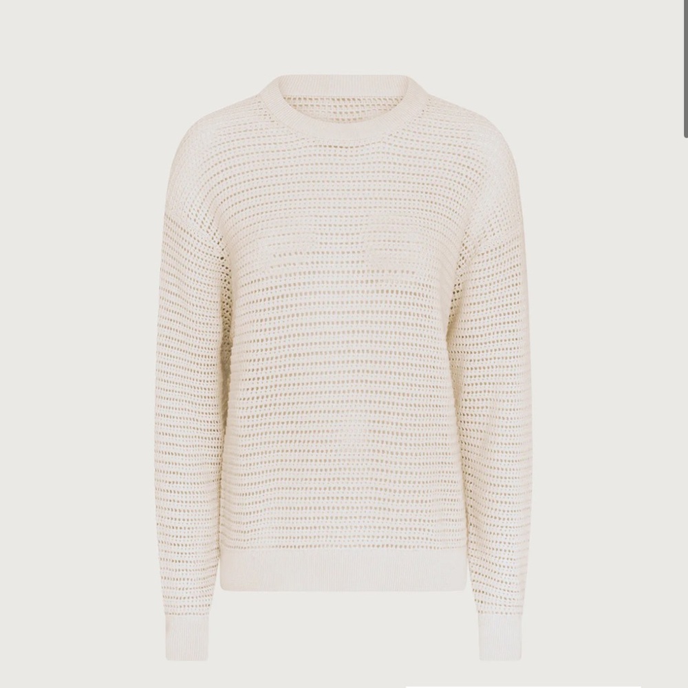 Varley Kershaw Knit Sweater in Egret - Picture 6 of 10